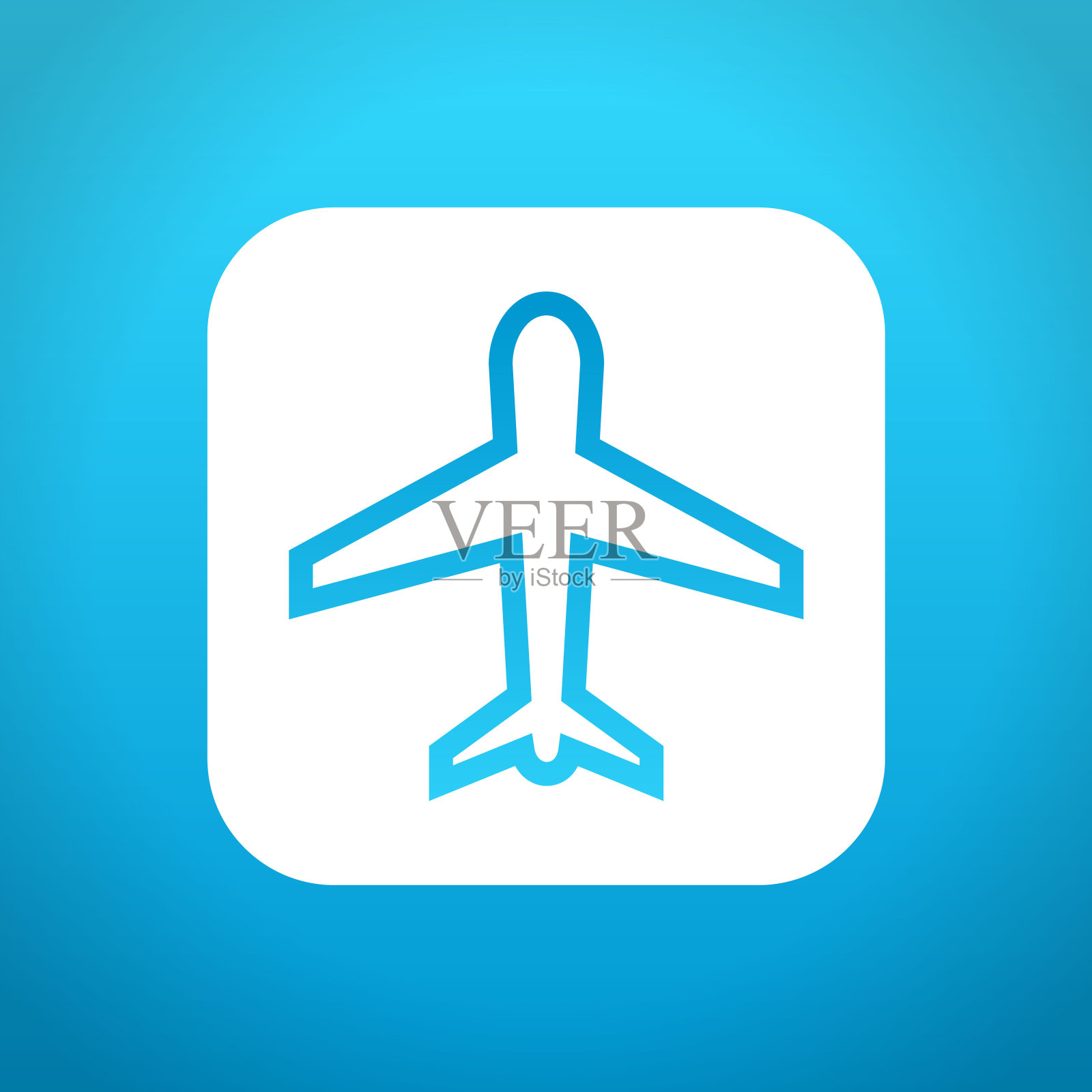 飞行中的飞机矢量素材插画图片素材