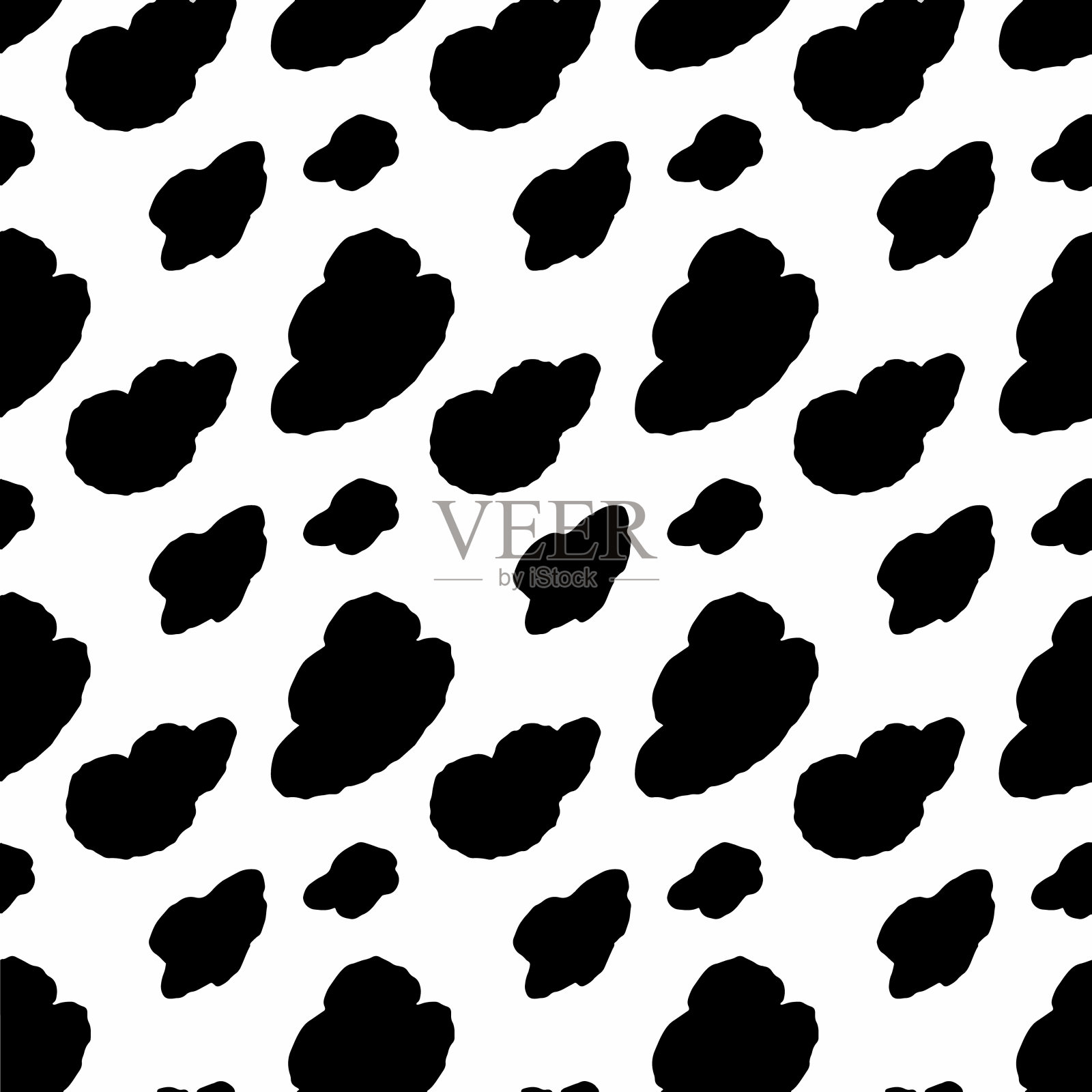 牛图案背景插画图片素材