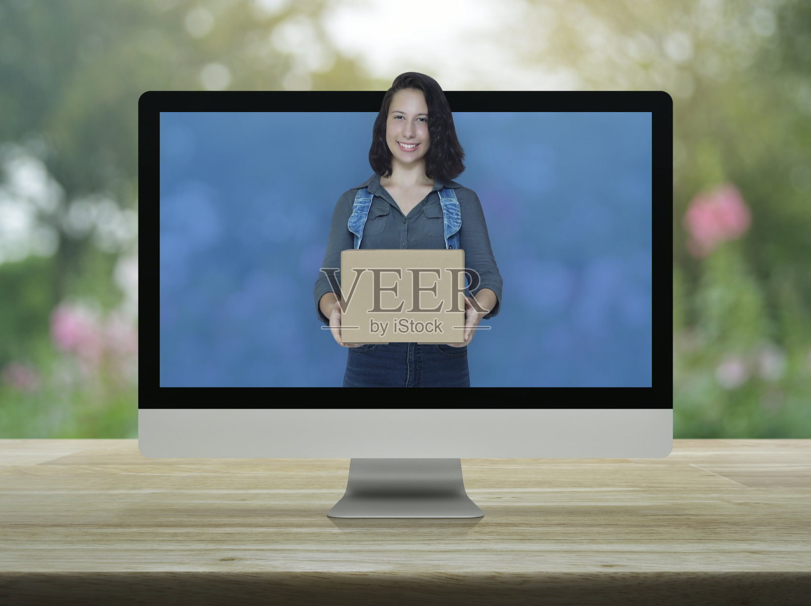 在线商务交付概念照片摄影图片