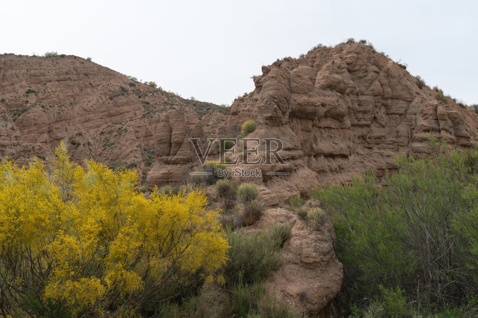 西班牙南部的山区照片摄影图片