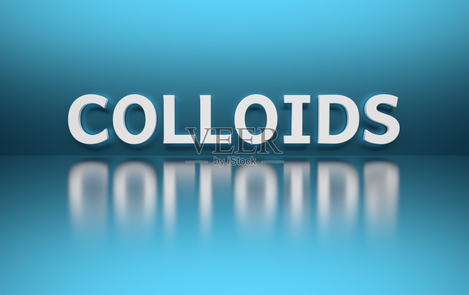 文字胶体写在白色的字母在蓝色的背景照片摄影图片