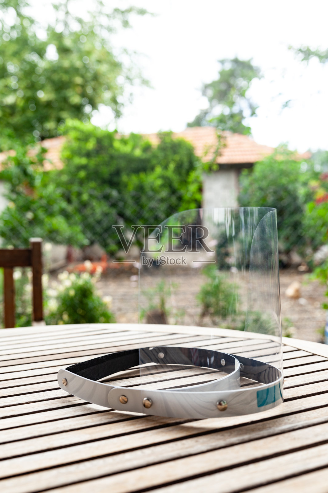 防护面罩照片摄影图片