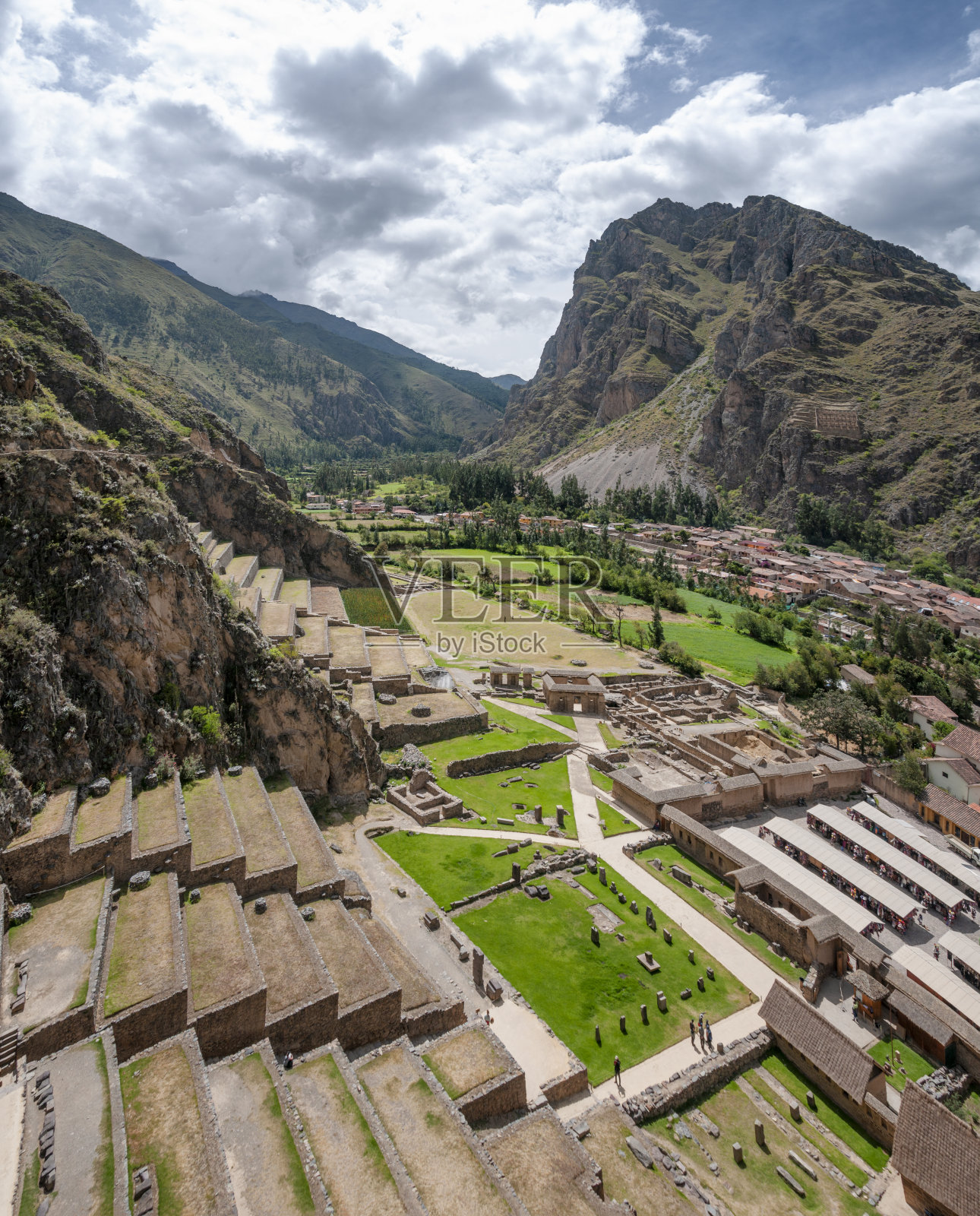 秘鲁的奥兰塔坦博和印加遗址照片摄影图片
