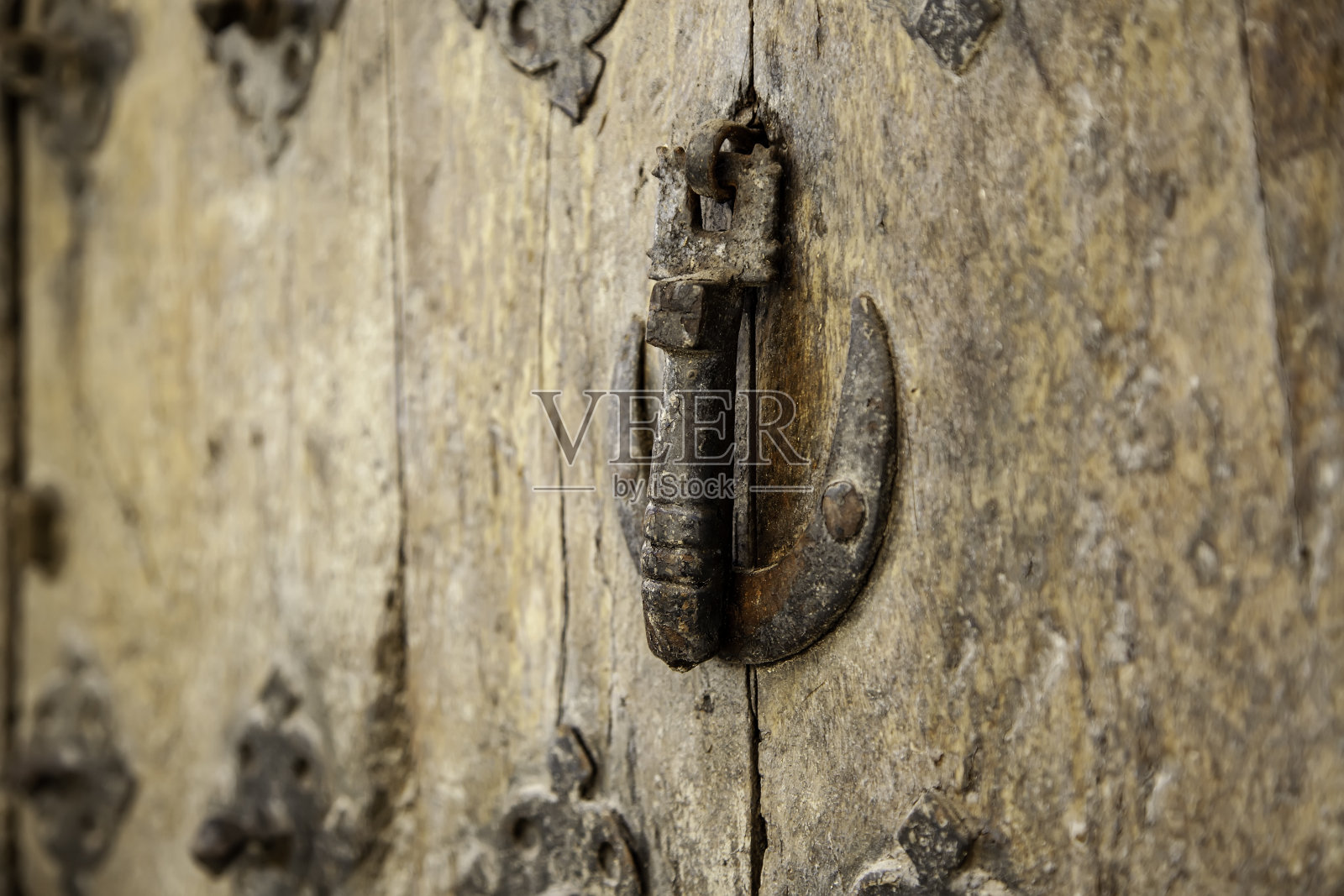 古董青铜门环照片摄影图片