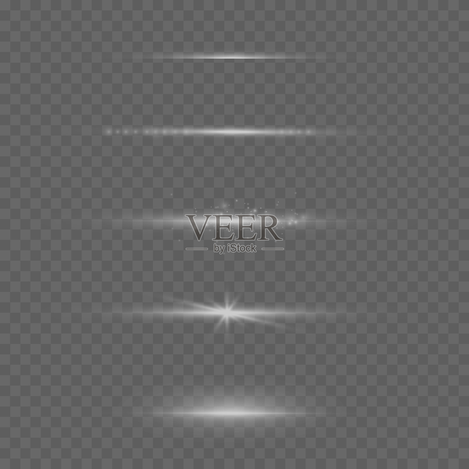 白色的光。设计元素图片