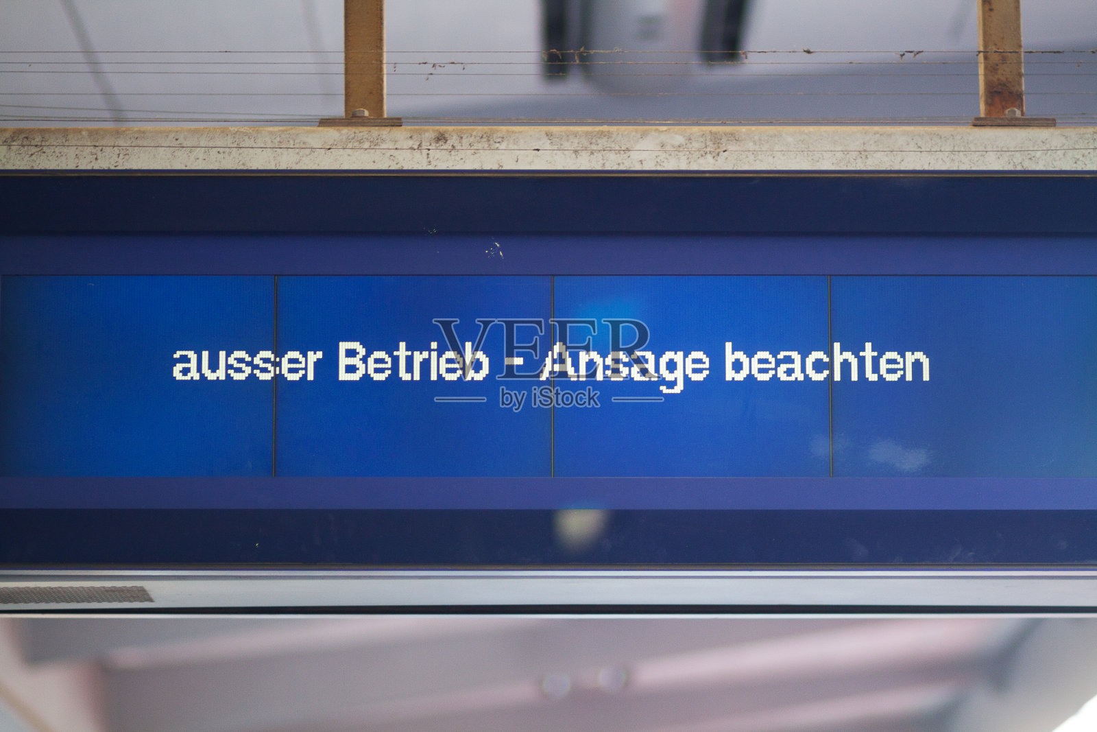 月台信息标志停止运行照片摄影图片