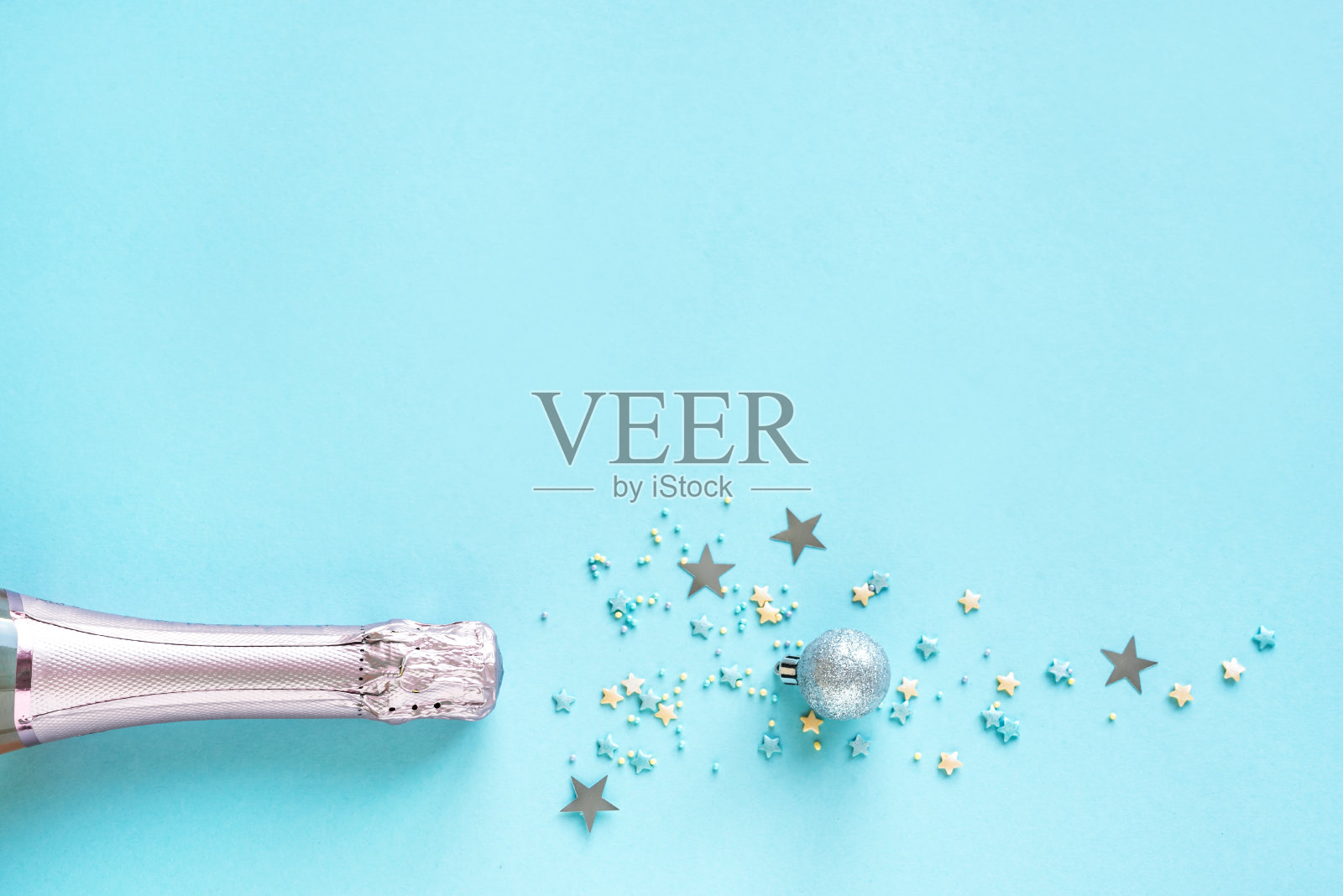 香槟酒圣诞作文照片摄影图片