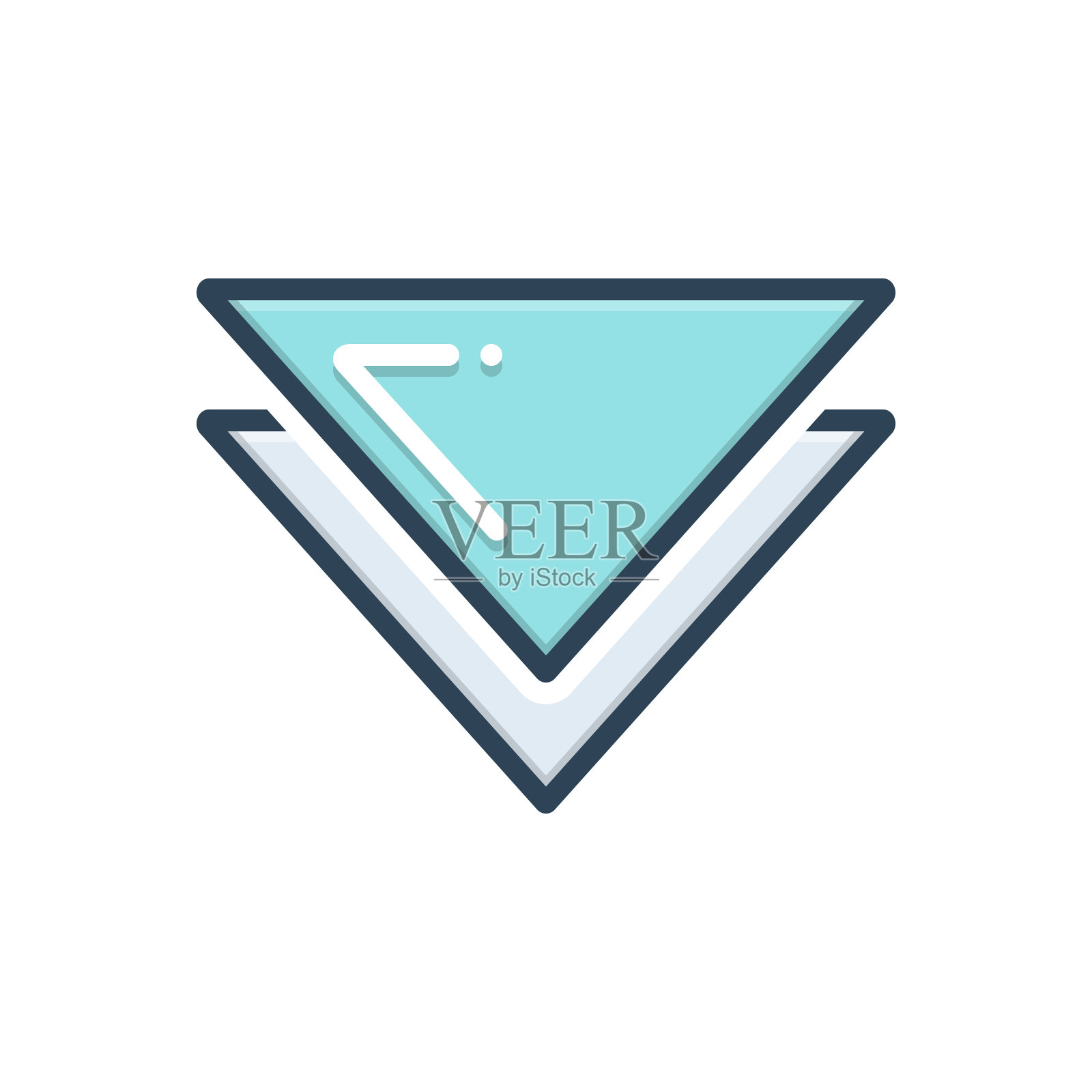 向下钻取插画图片素材