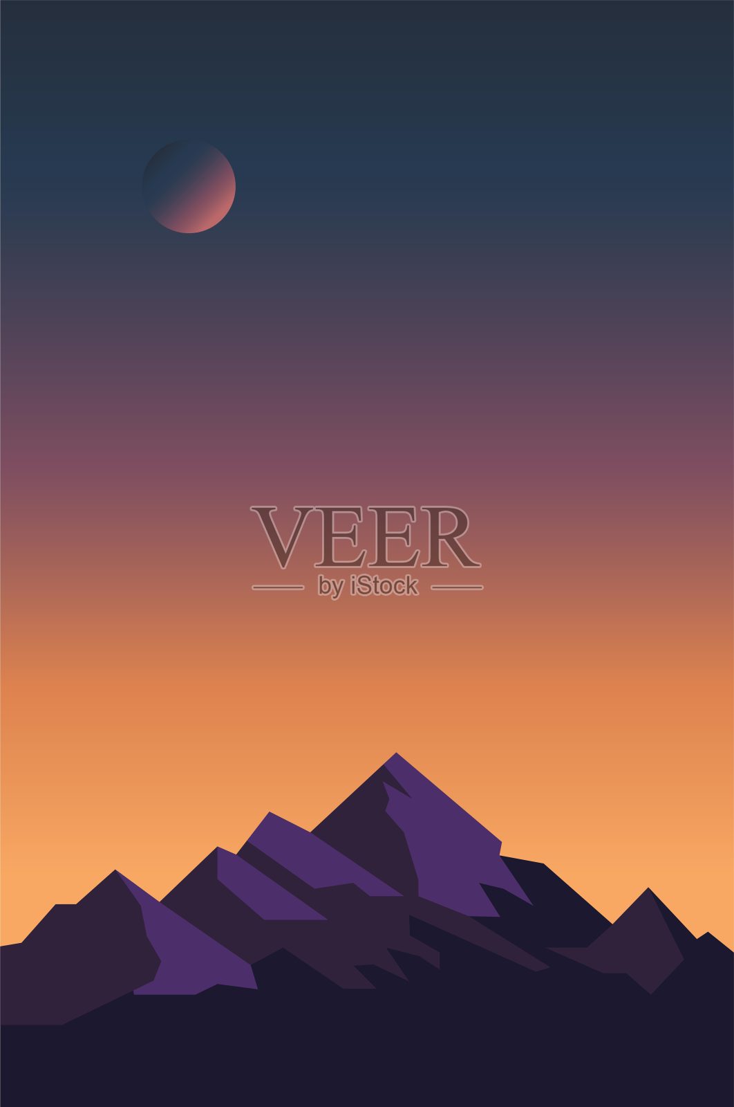 流星。插画图片素材