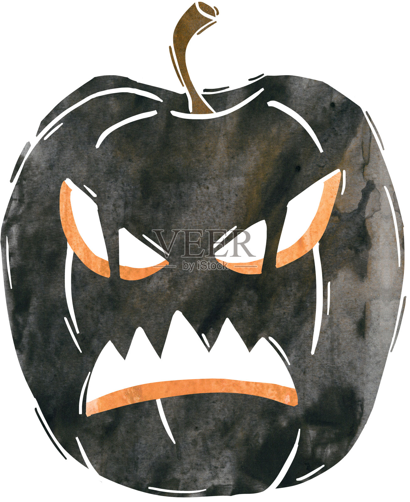 万圣节。插画图片素材