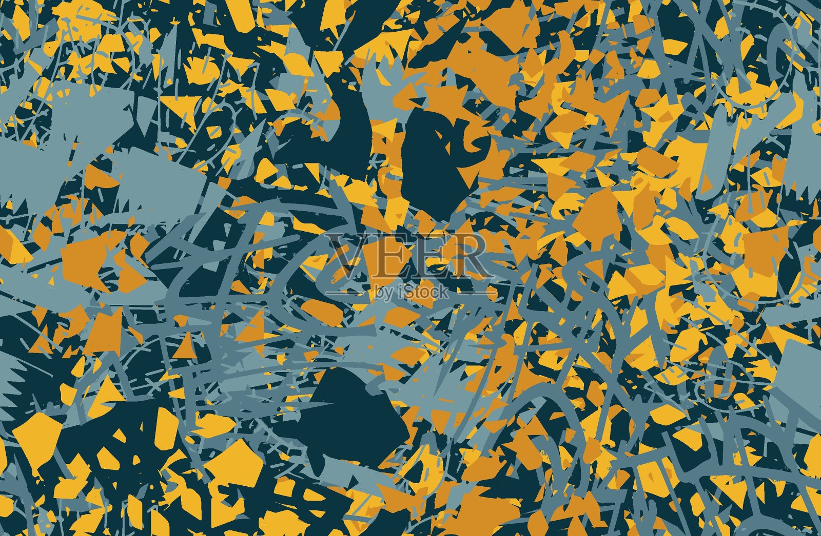 无缝抽象垃圾背景。混乱的重复结构。用于印刷织物、墙纸、名片、标签的模板插画图片素材