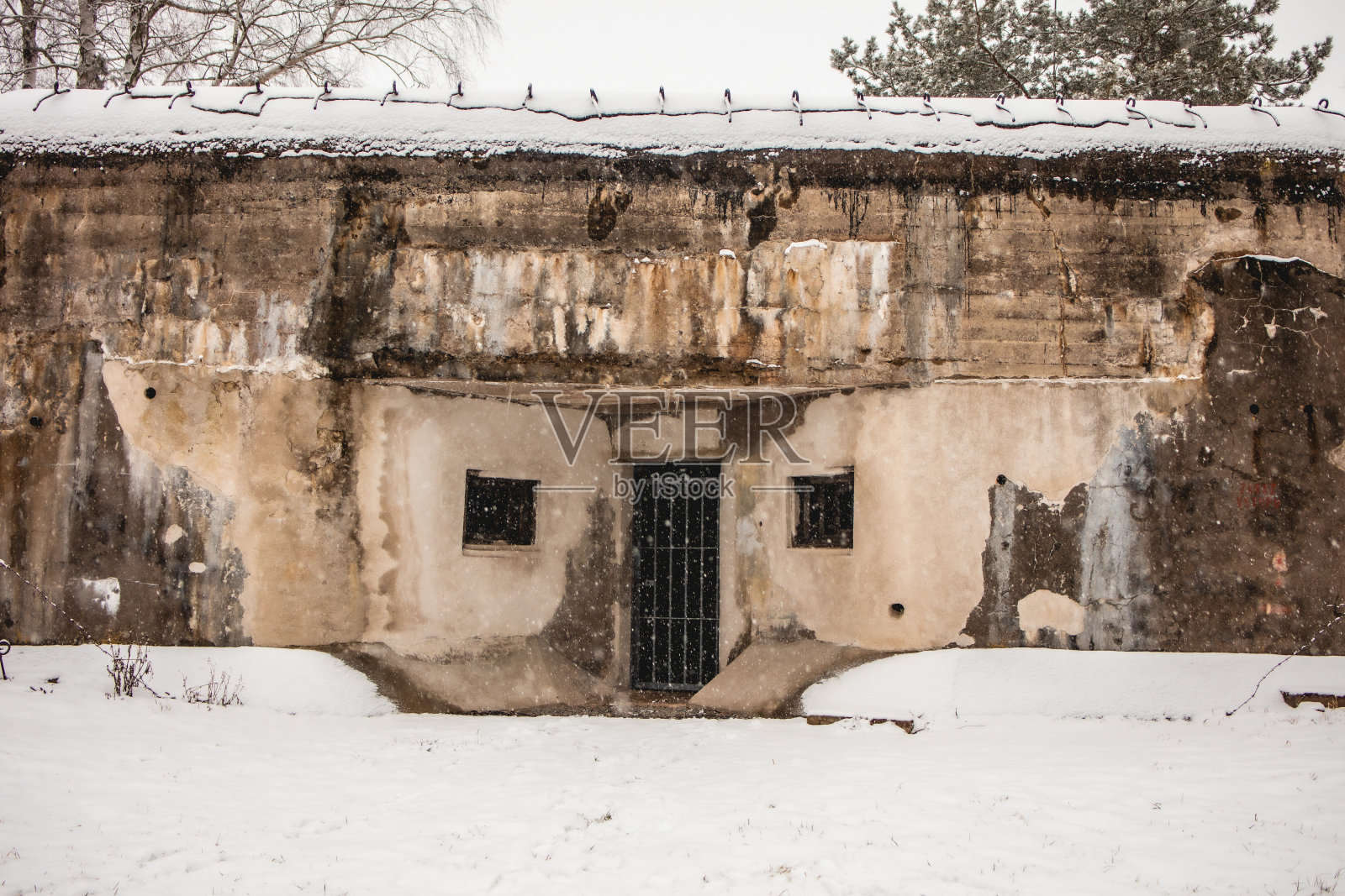 军队的掩体。照片摄影图片