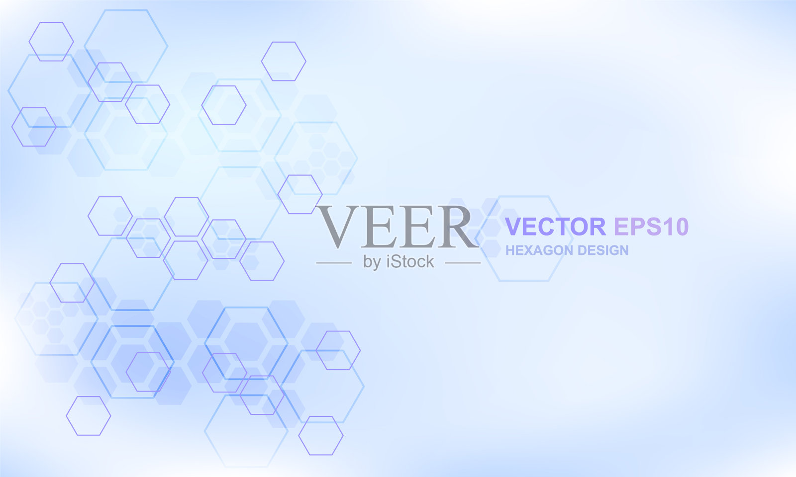 科技六边形概念医学背景。高科技未来的现代背景。插画图片素材