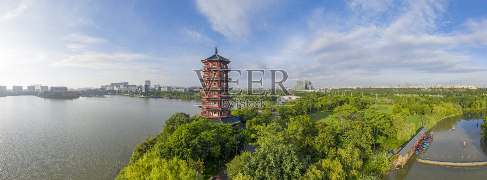 中国东莞华阳湖湿地公园的自然风光照片摄影图片