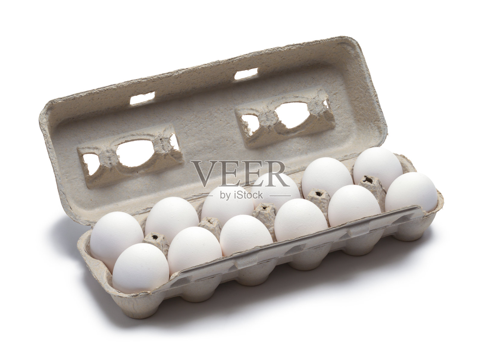 打开装鸡蛋的盒子照片摄影图片