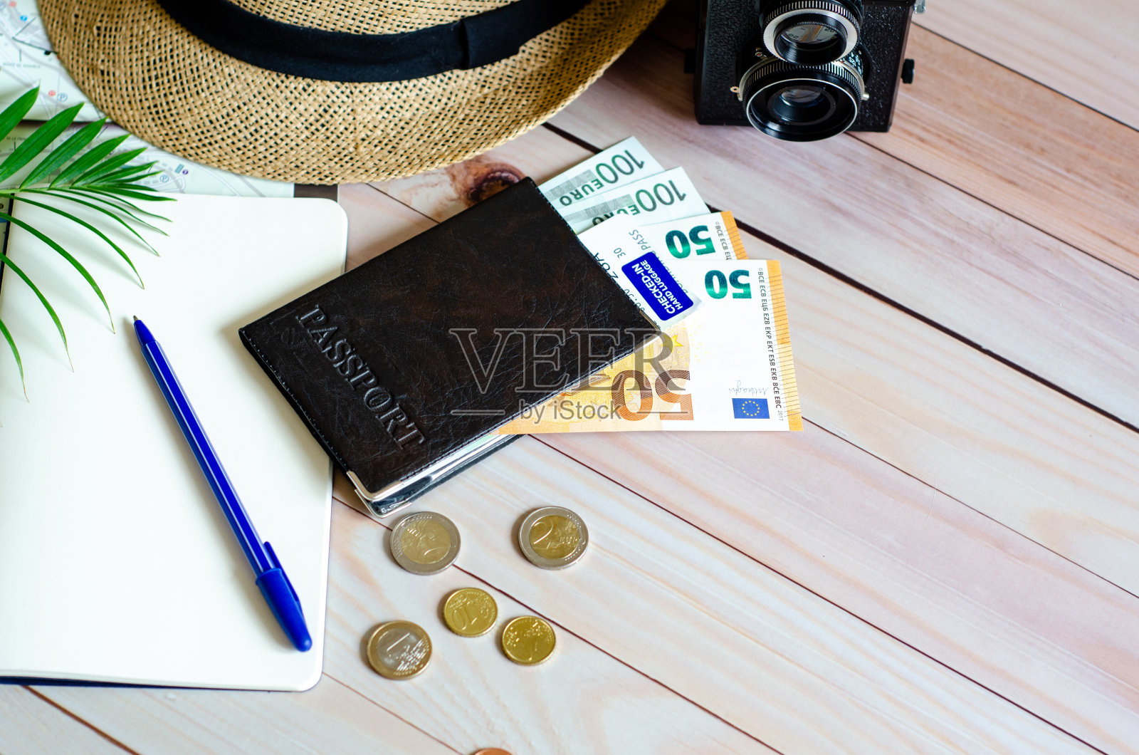 旅行度假配件，旅游概念。照片摄影图片