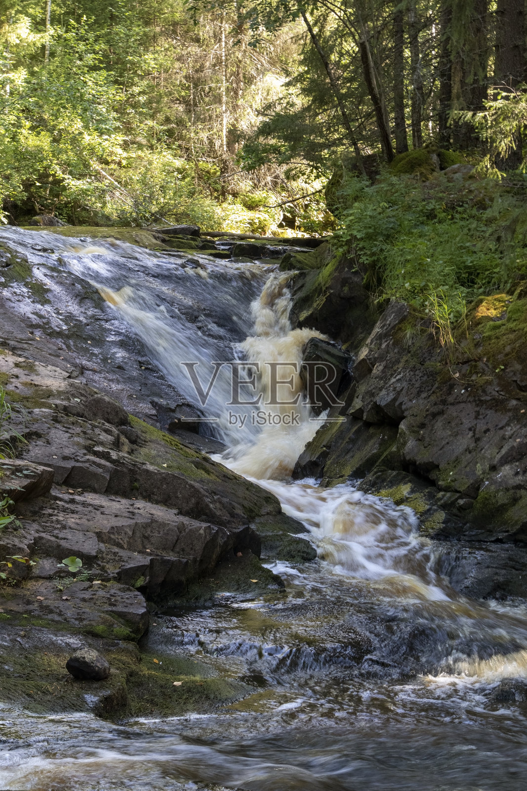 芬兰穆霍的伊斯特林科斯基急流照片摄影图片