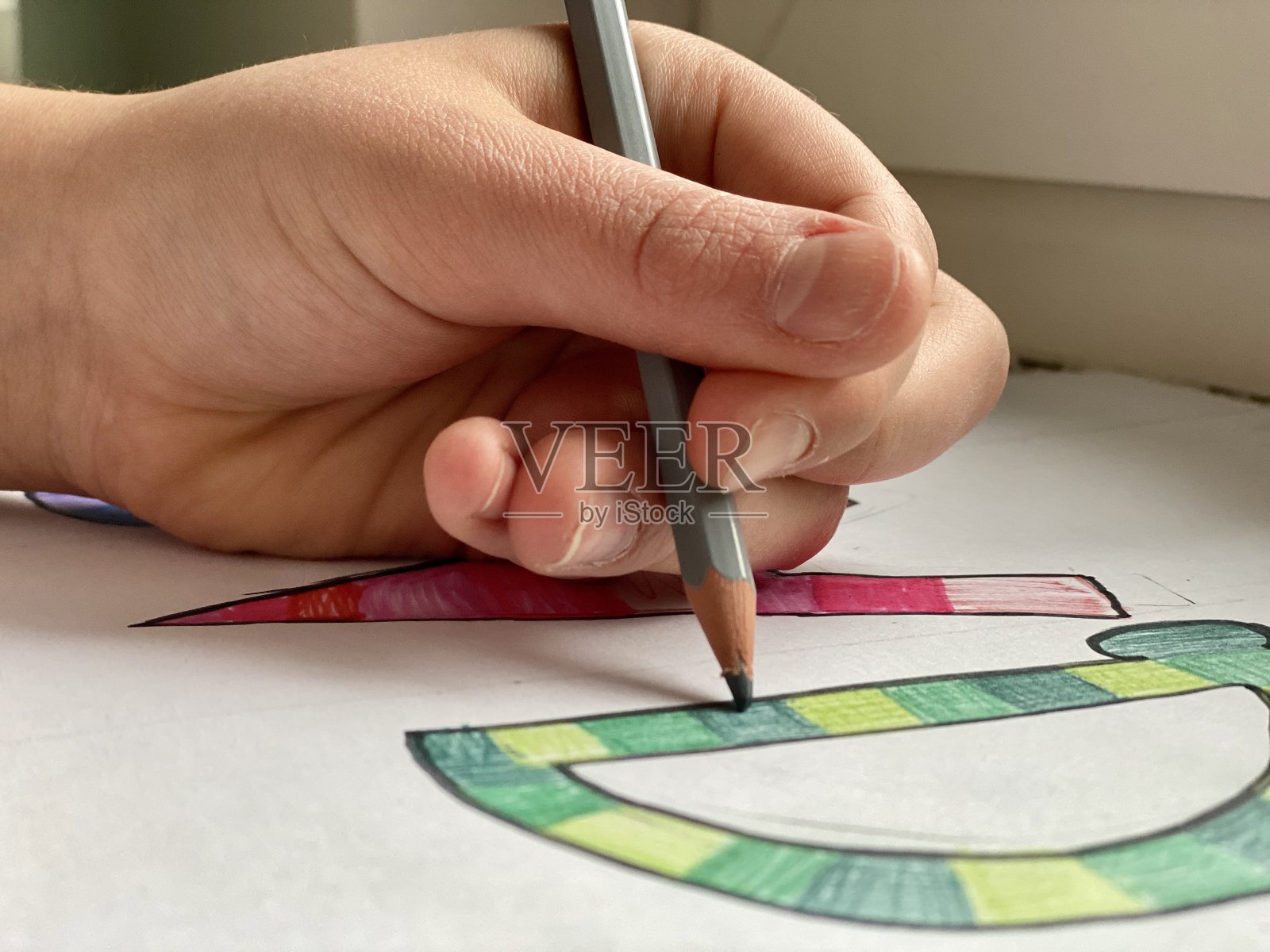 绘画用蜡笔照片摄影图片