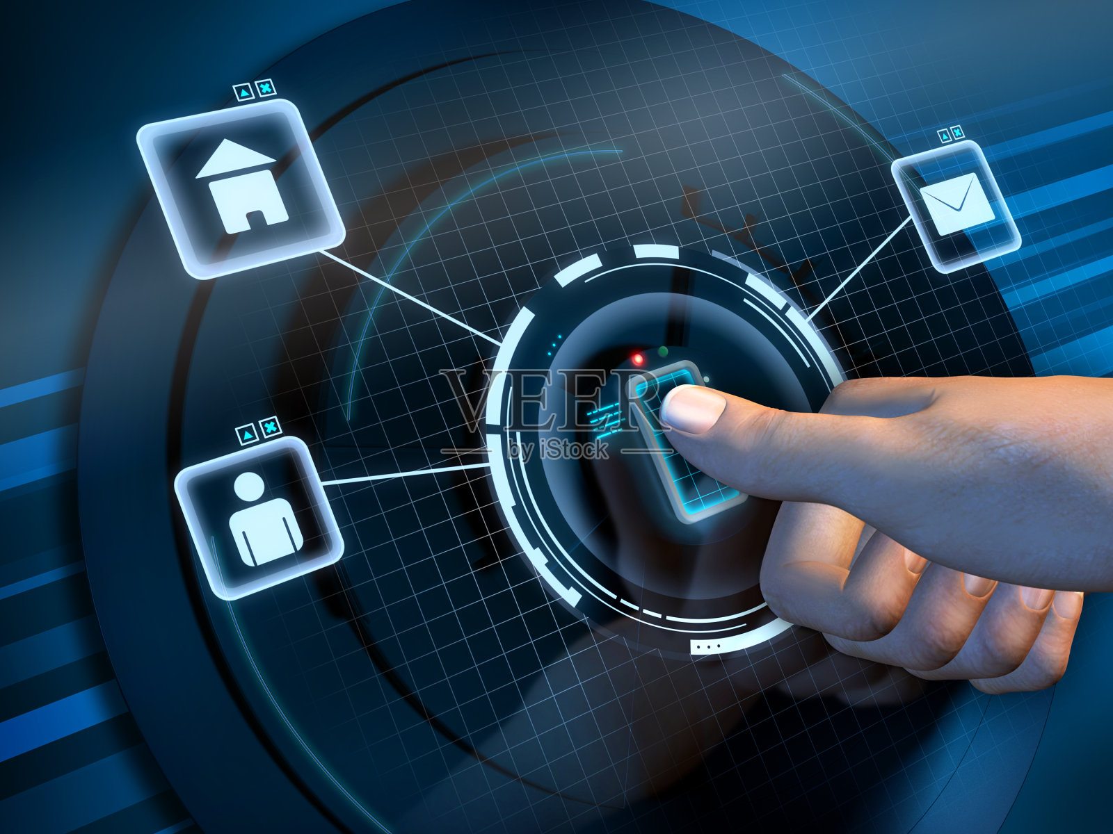 指纹的访问照片摄影图片