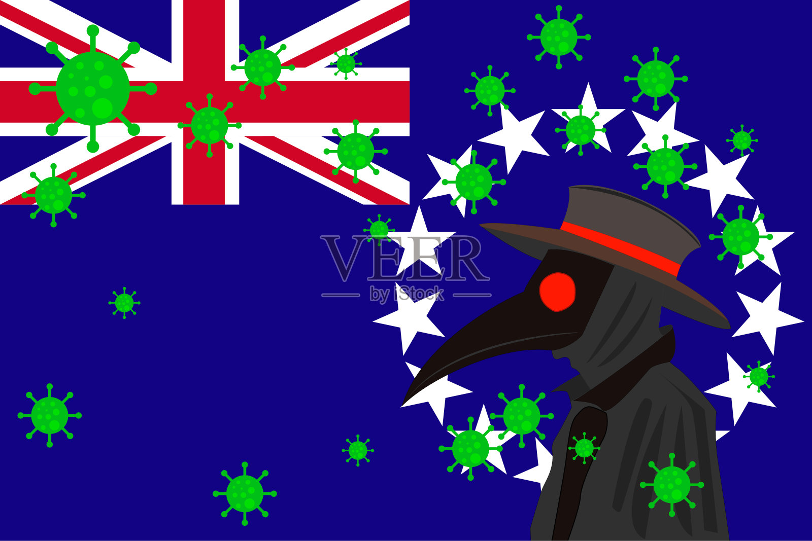 皮斯特班德拉博士库克群岛插画图片素材