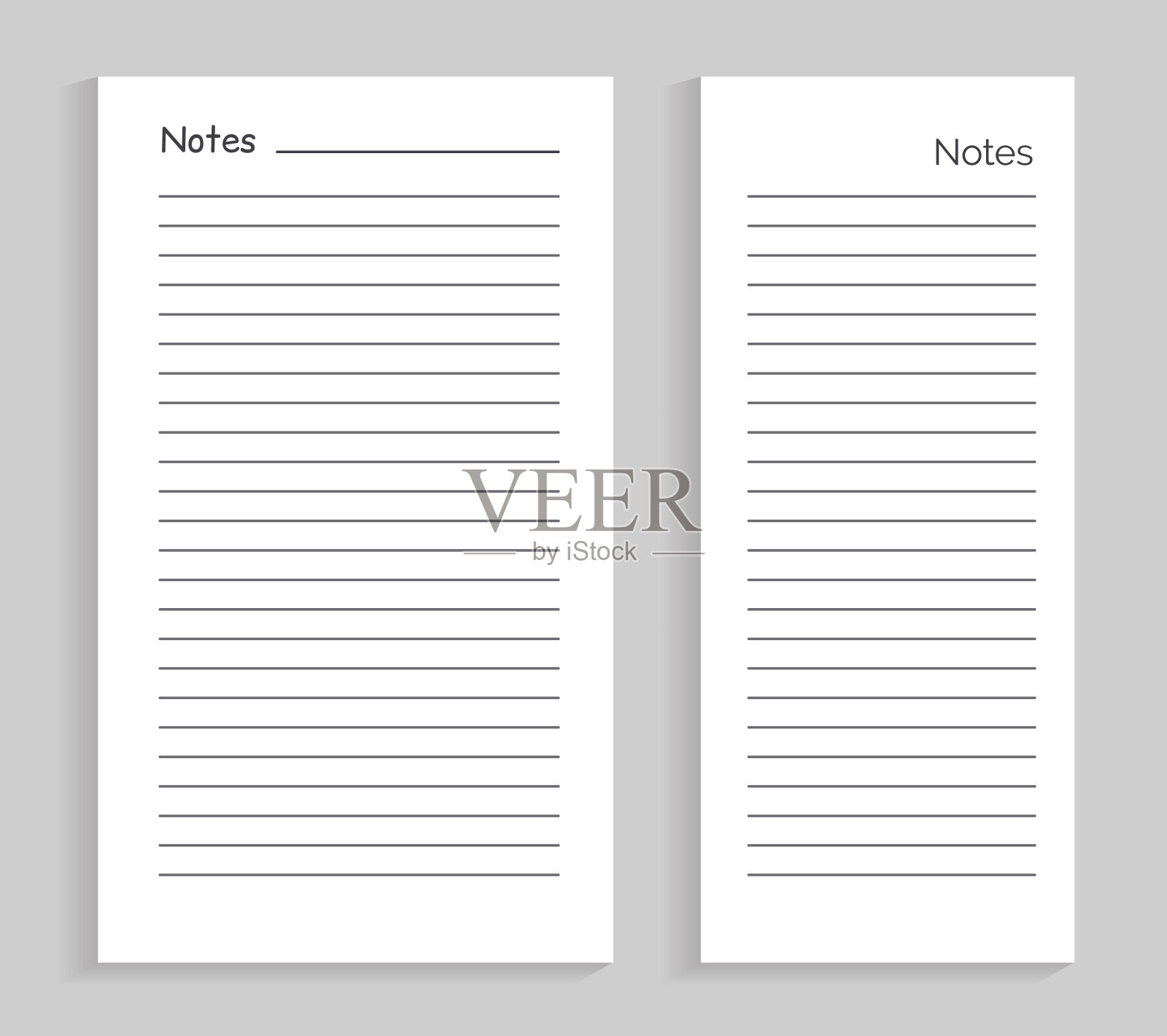 注:空白页图像集矢量插图插画图片素材