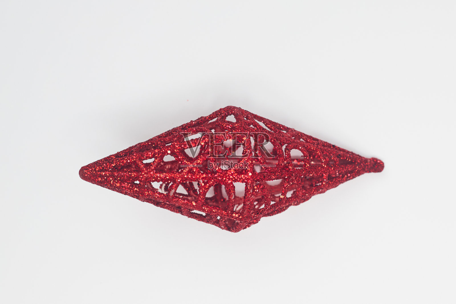 圣诞装饰白色背景孤立，复制空间，flatley照片摄影图片