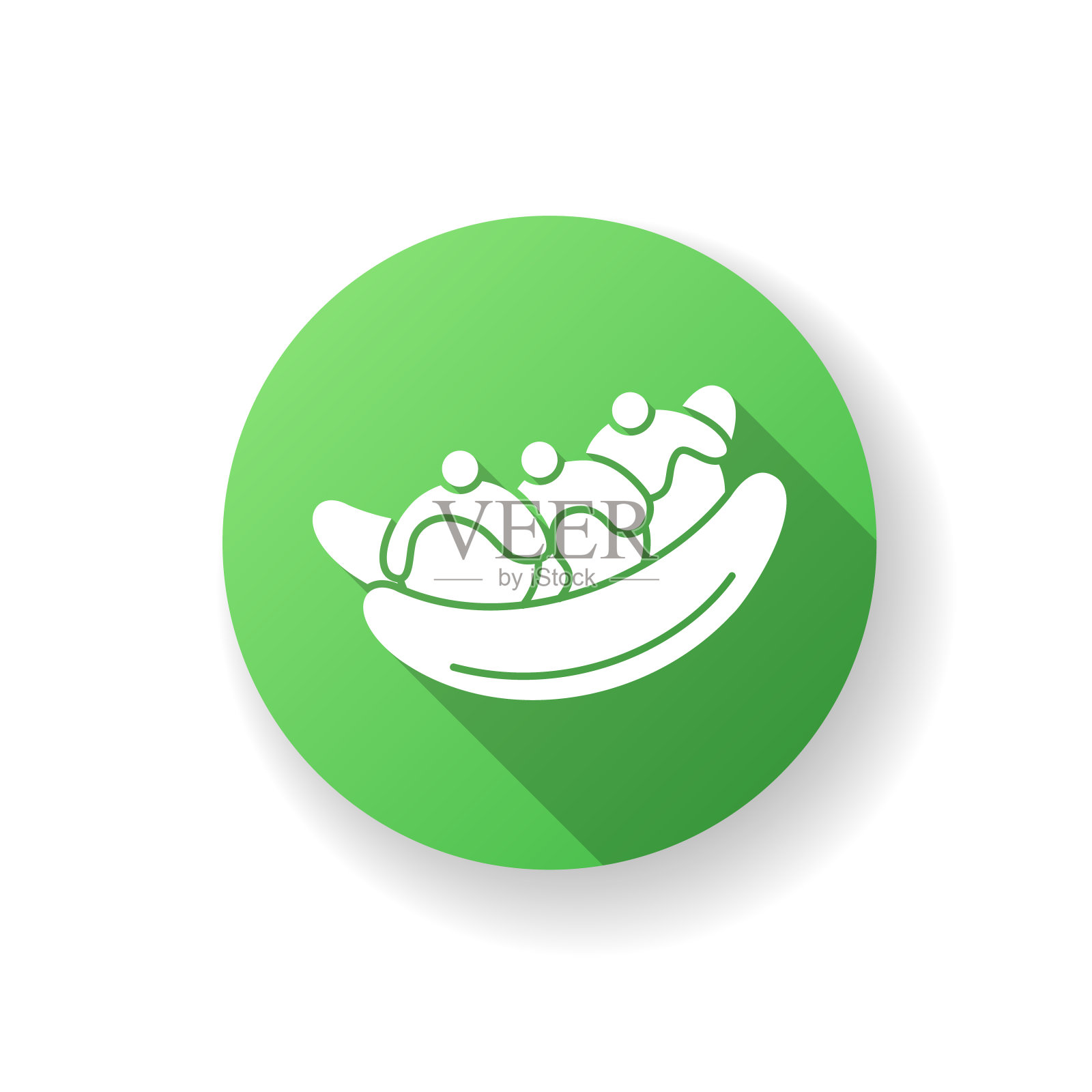 香蕉劈平设计长影字形图标图标素材