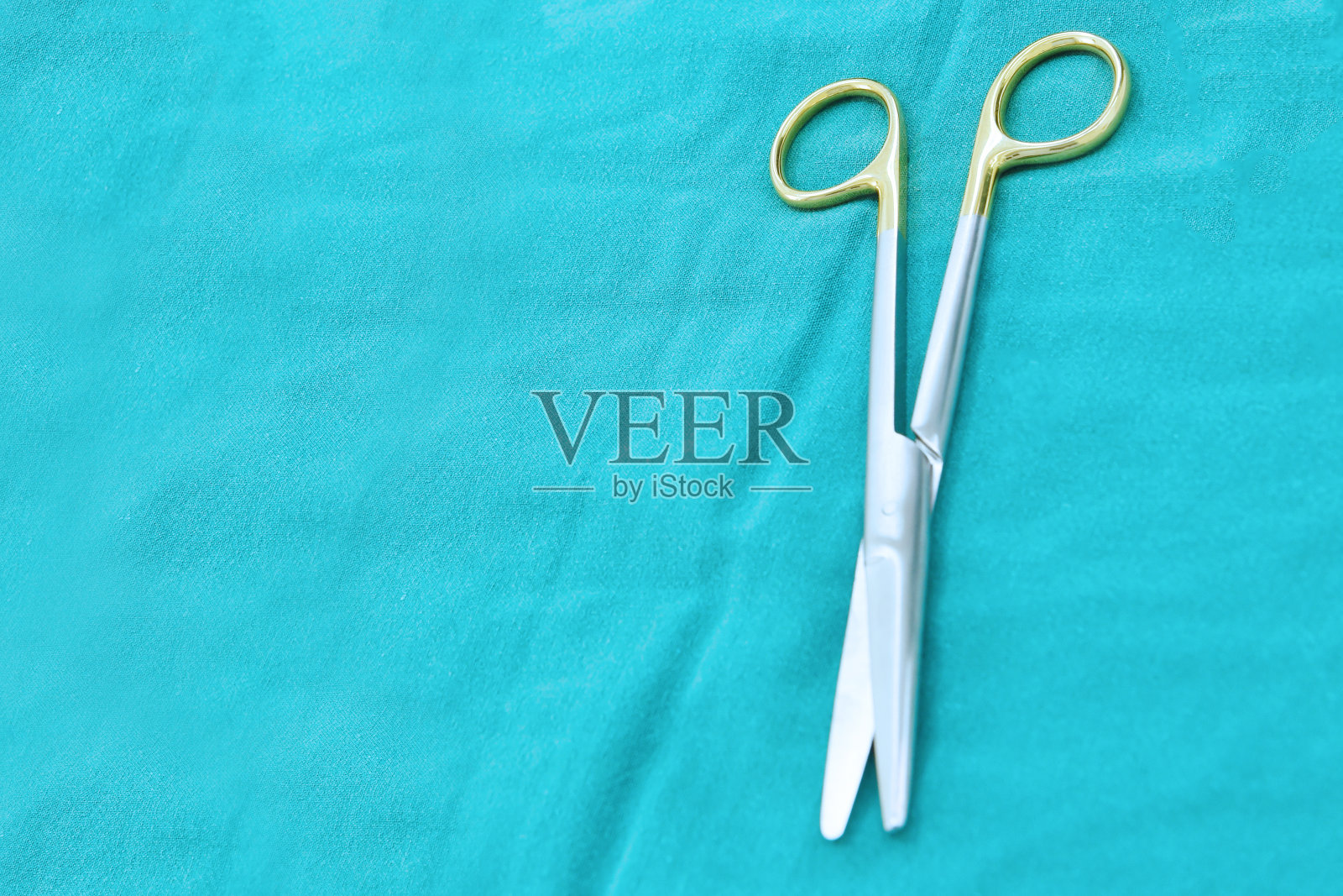 消毒手术器械的细节镜头照片摄影图片