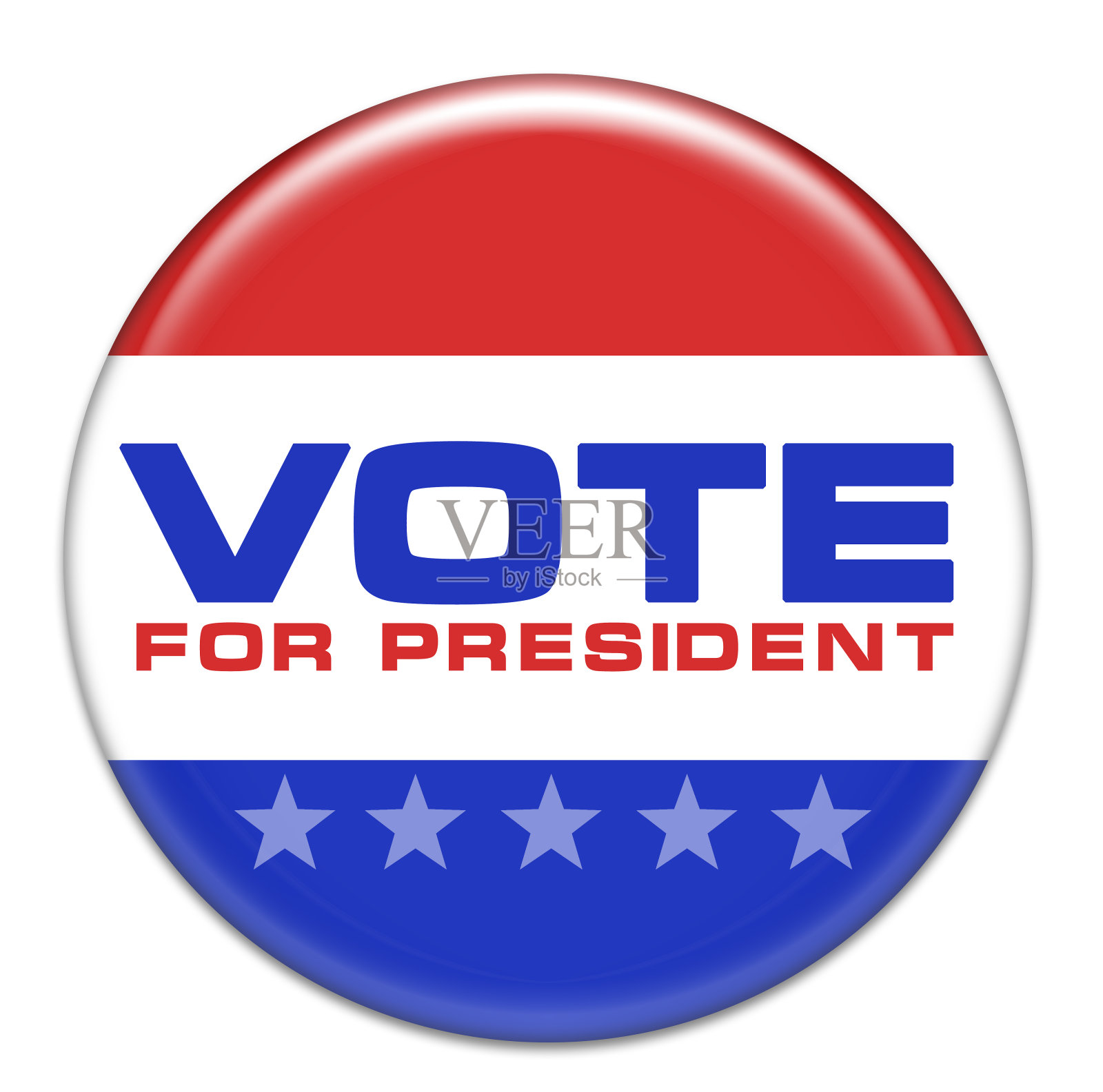 为总统投票-竞选按钮照片摄影图片