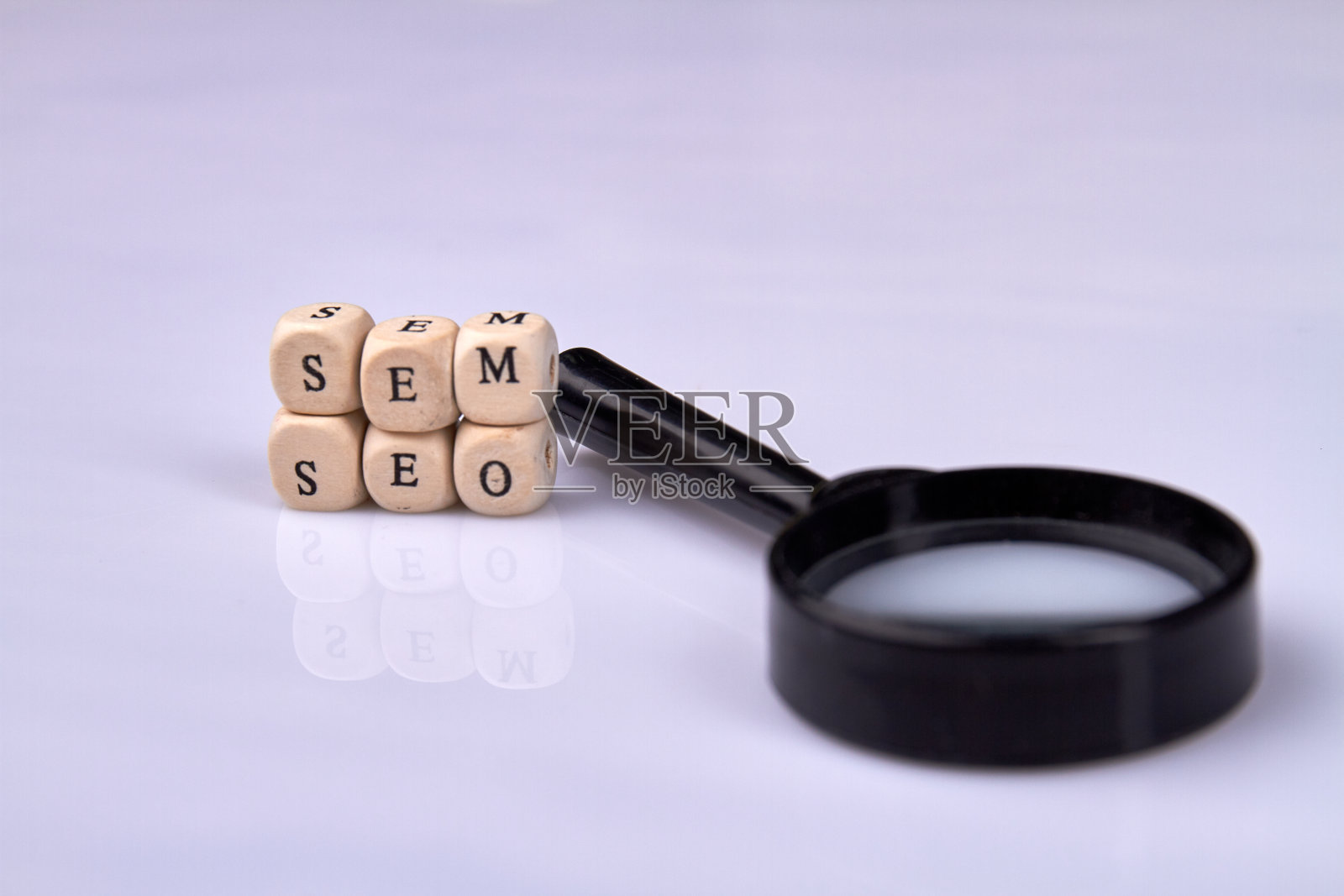 Sem和seo概念。照片摄影图片