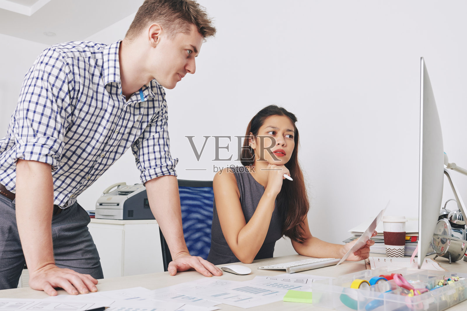 UI设计师工作的项目照片摄影图片