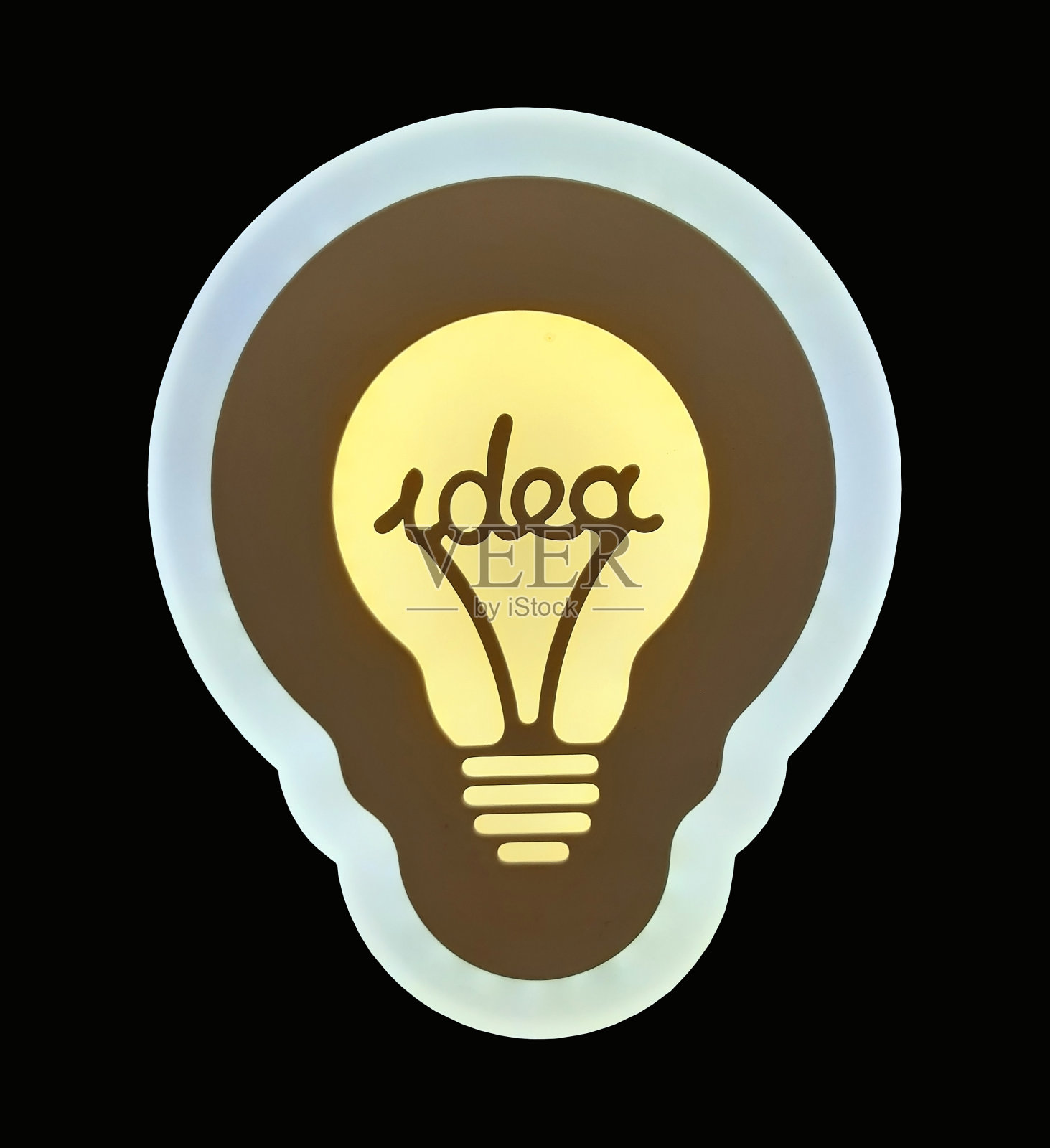 灯泡在黑色bg上照片摄影图片