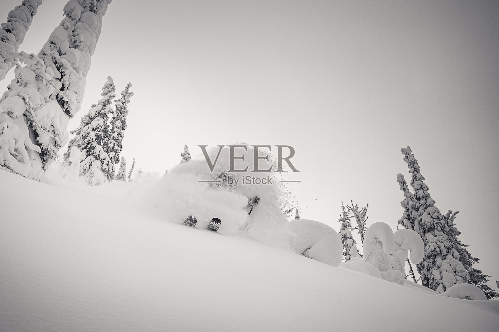 粉滑雪照片摄影图片