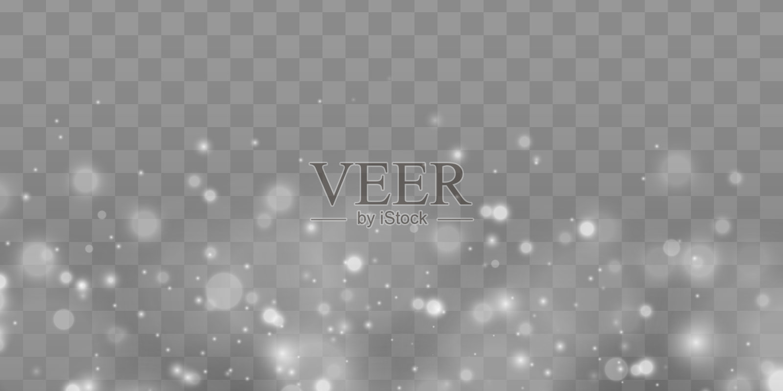 散景效果。插画图片素材