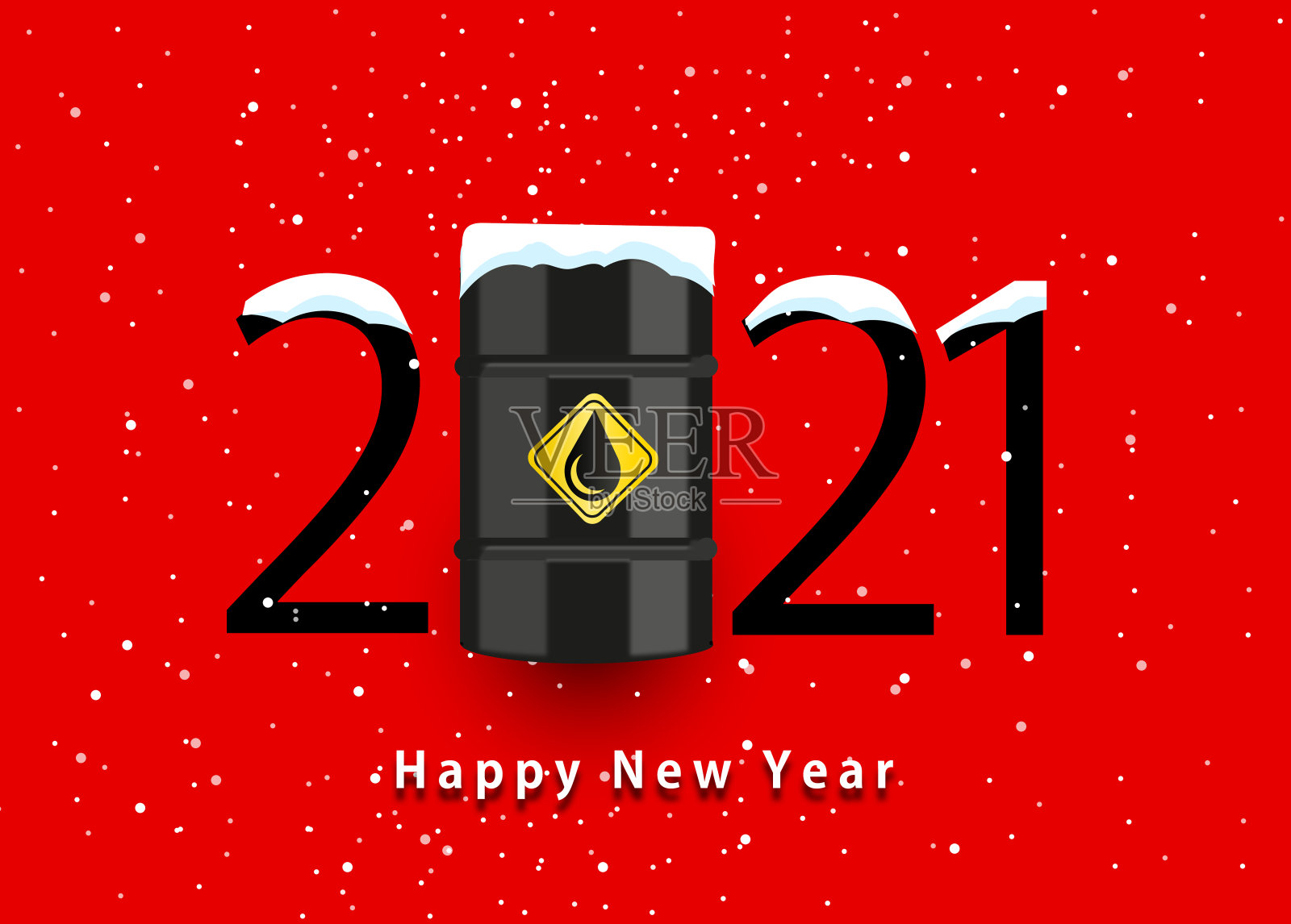 2021年以石油桶计算插画图片素材