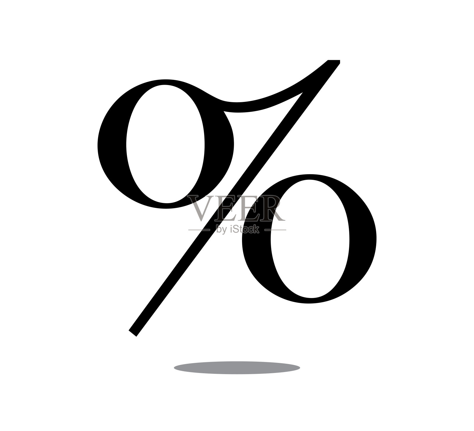 百分比标志，百分比图标，矢量设计插画图片素材