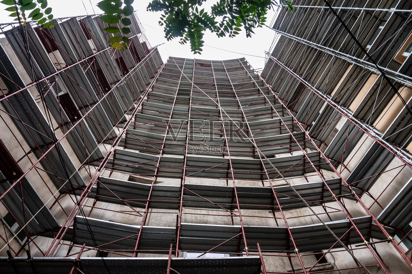 脚手架照片摄影图片