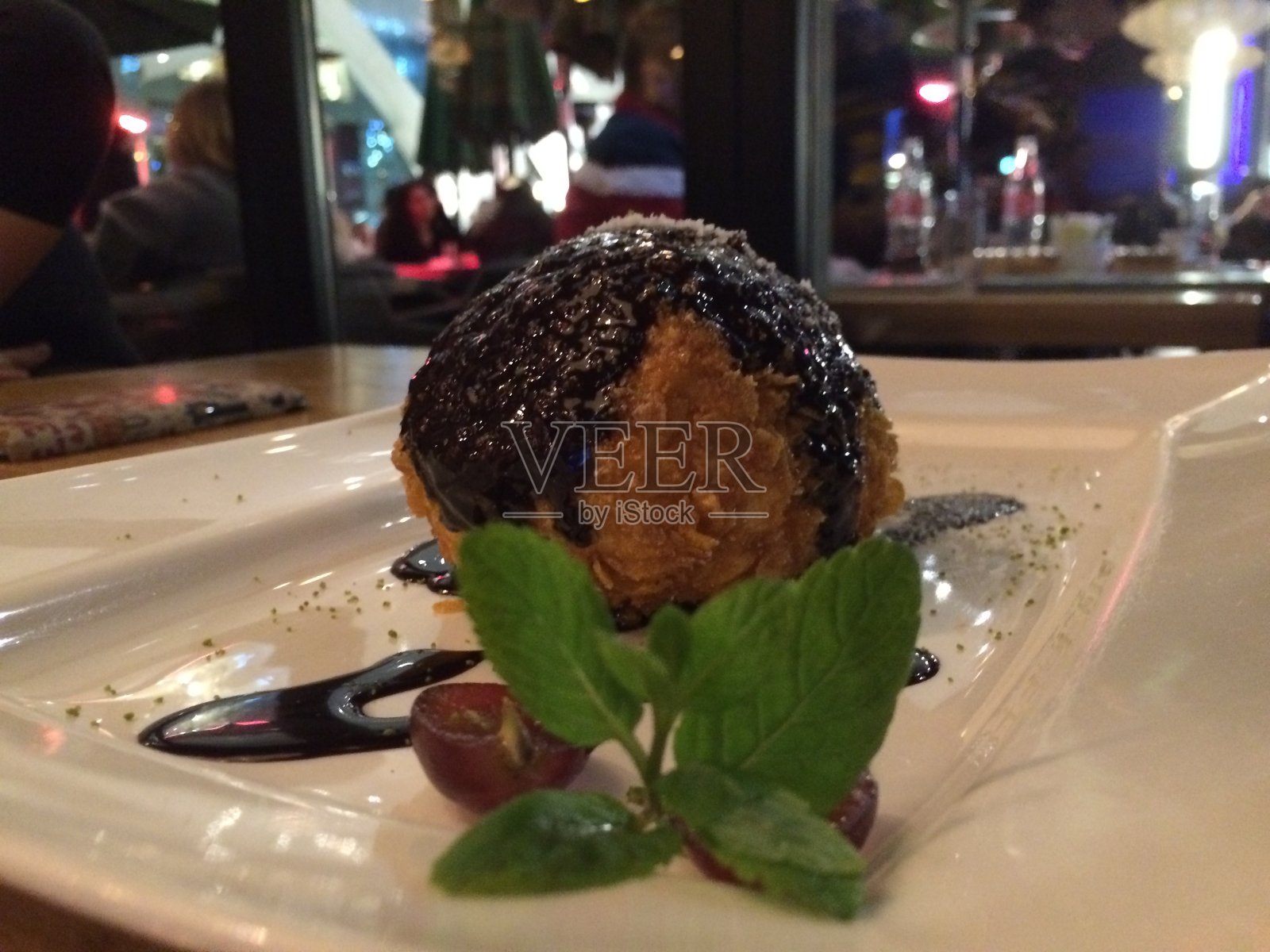 油炸冰淇淋照片摄影图片