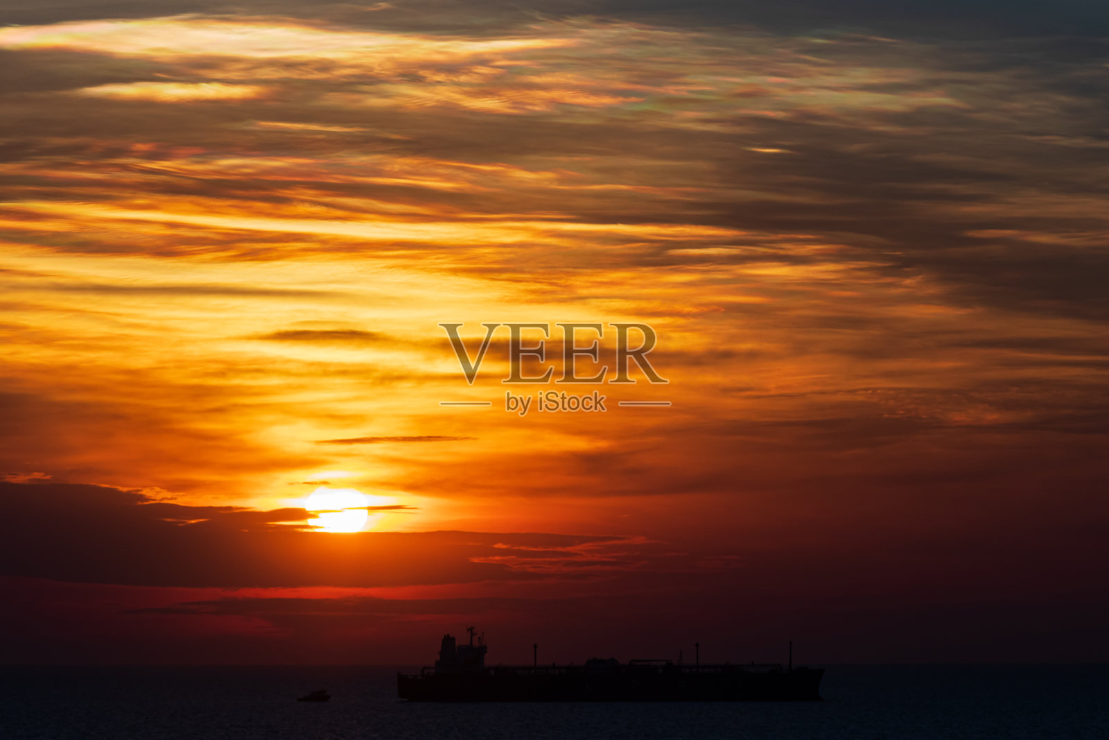 海上日落照片摄影图片