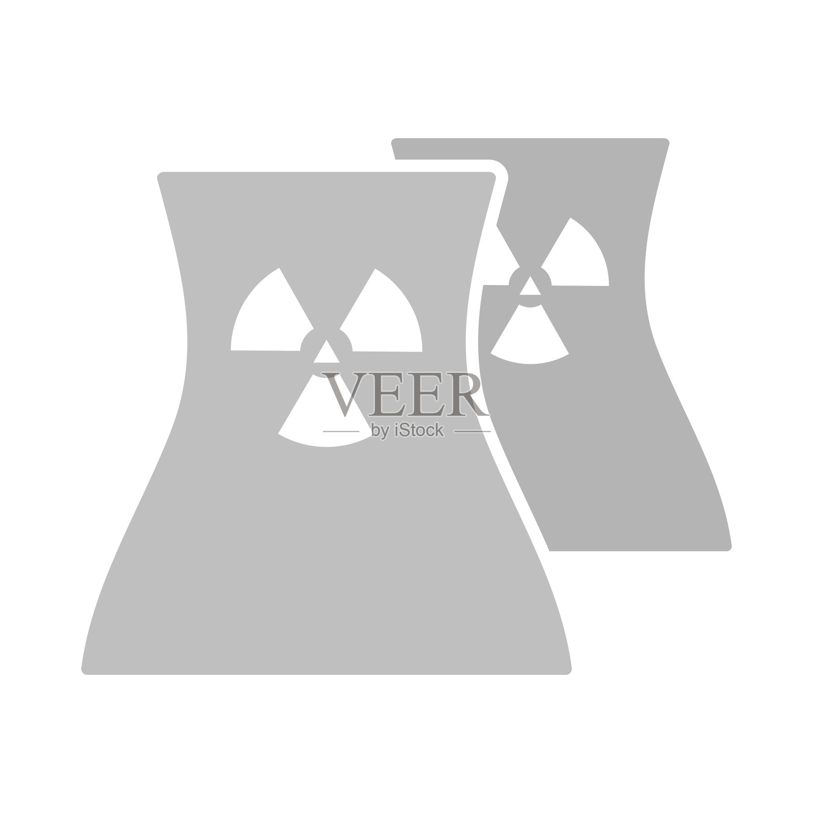 核电站的图标插画图片素材