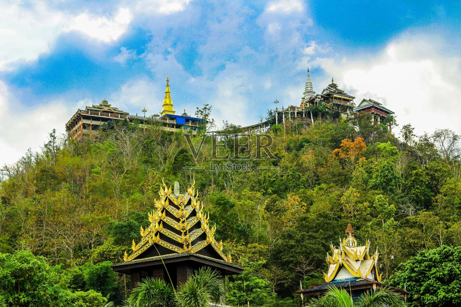 泰国兰汶寺照片摄影图片