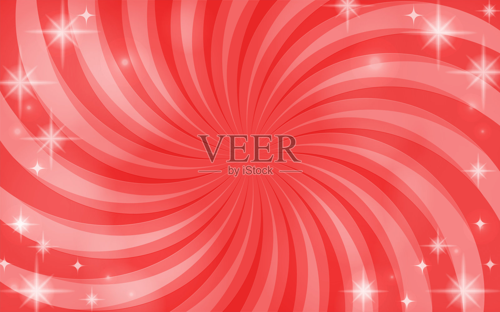 背景材料的弯曲集中线与闪光插画图片素材