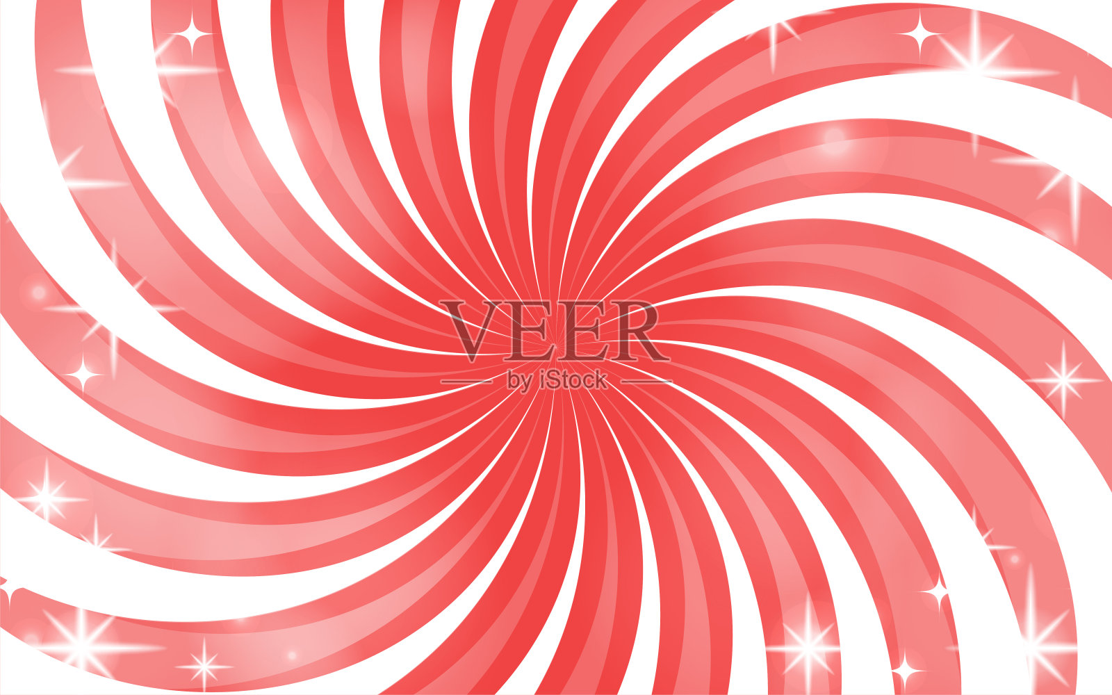 背景材料的弯曲集中线与闪光插画图片素材