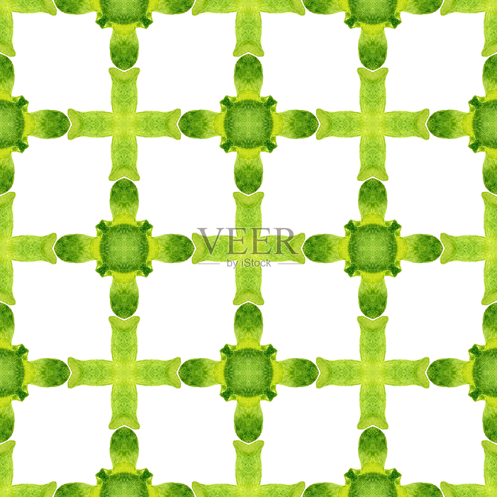 纺织准备漂亮的印花，泳衣面料，插画图片素材