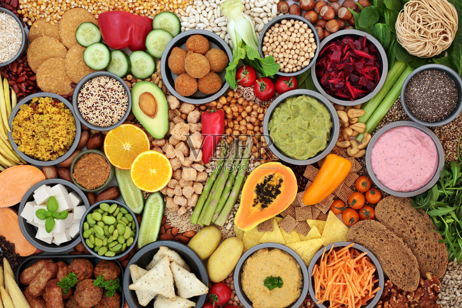 以植物为基础的素食有益健康照片摄影图片