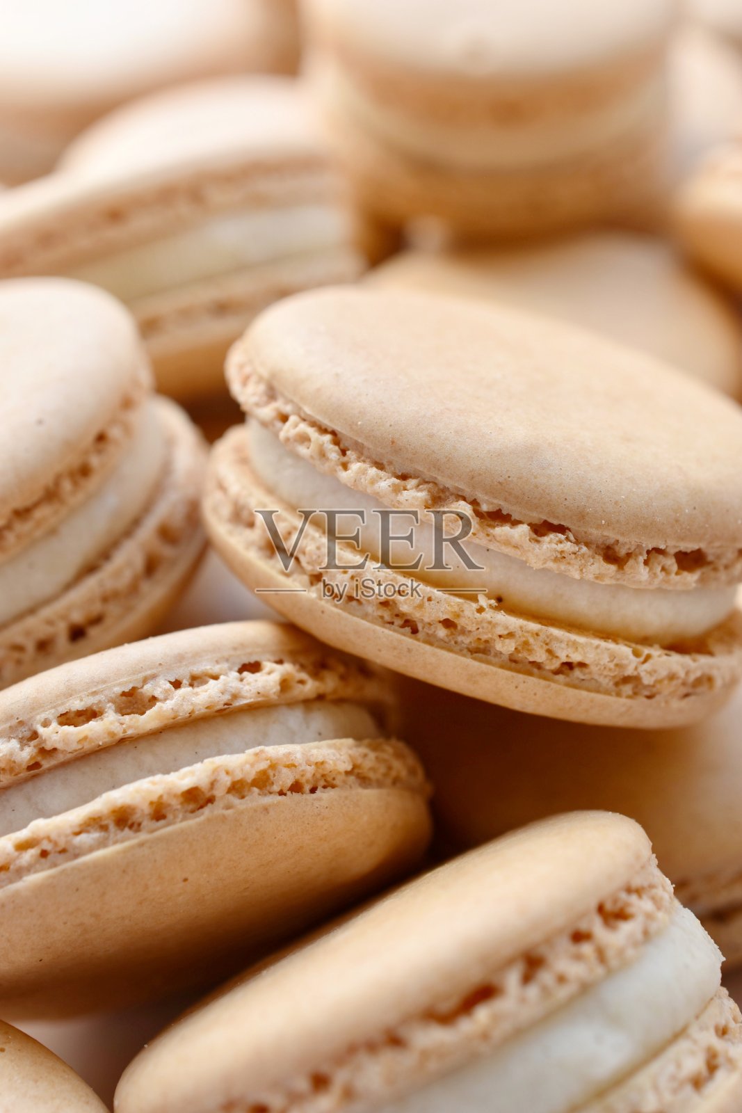 法国的杏仁饼干照片摄影图片