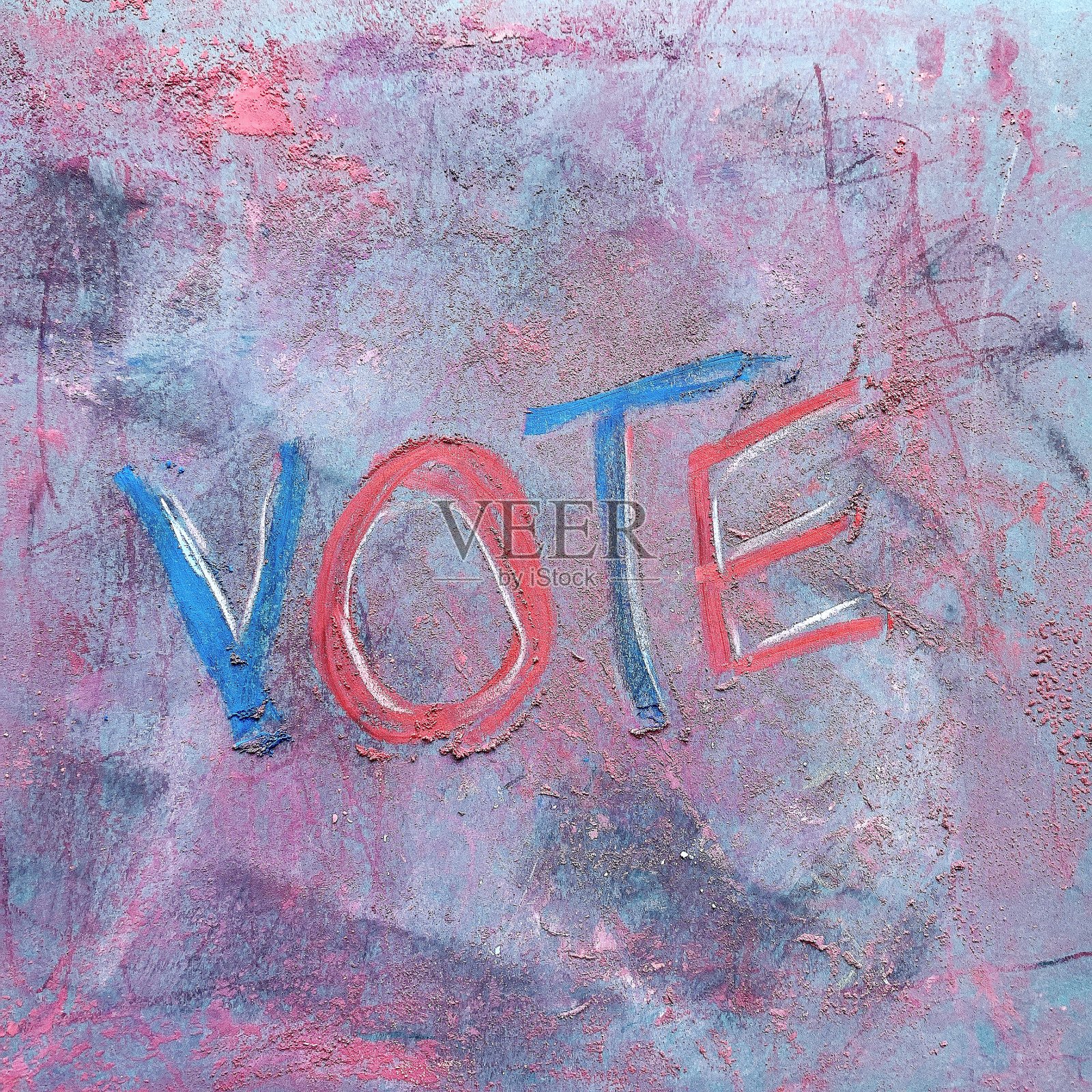 用彩色蜡笔投票照片摄影图片