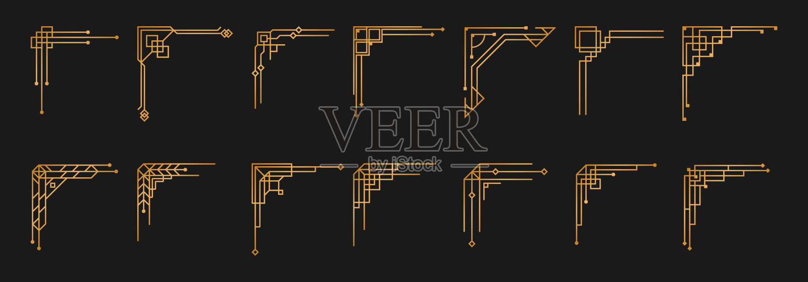 古典装饰艺术。插画图片素材