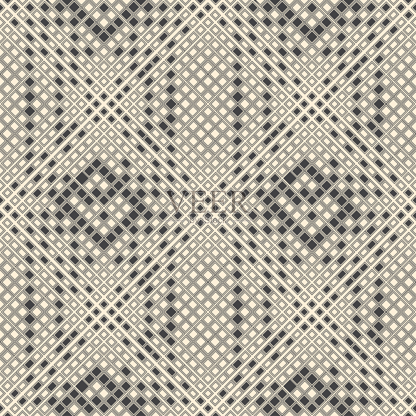 单色无缝几何图案。插画图片素材