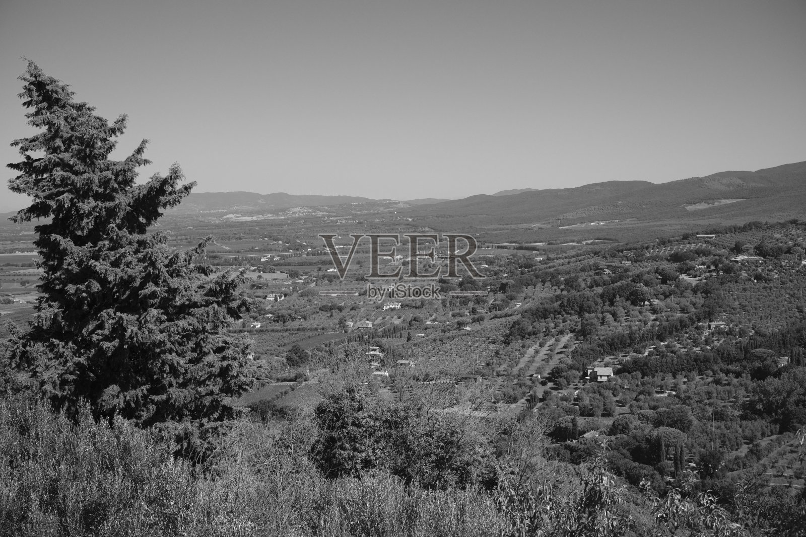 托斯卡纳的全景照片摄影图片